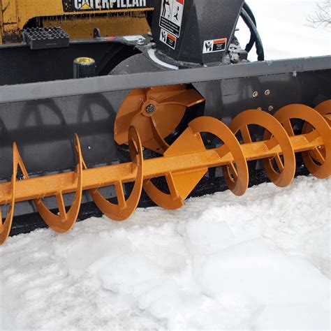 quick attach skid steer blower|snowblower attachment for skid steer.